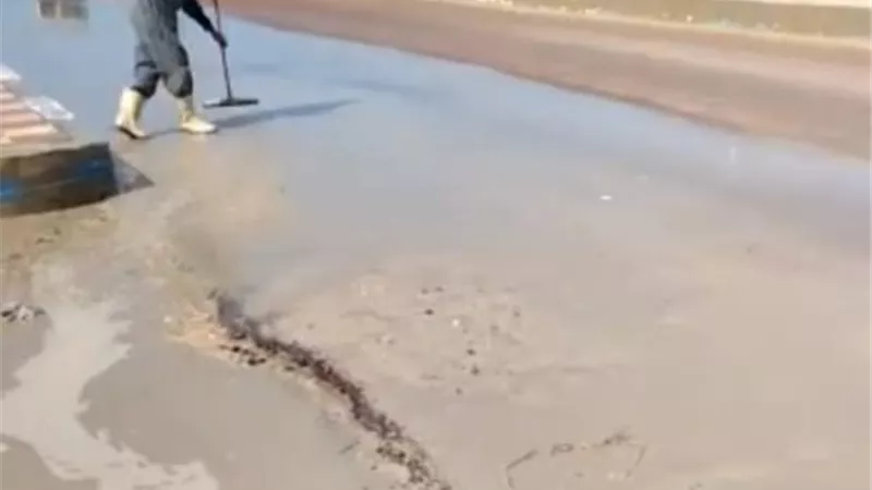 امطار وسقيع علي مدن مطروح بطول الساحل الشمالي الغربي