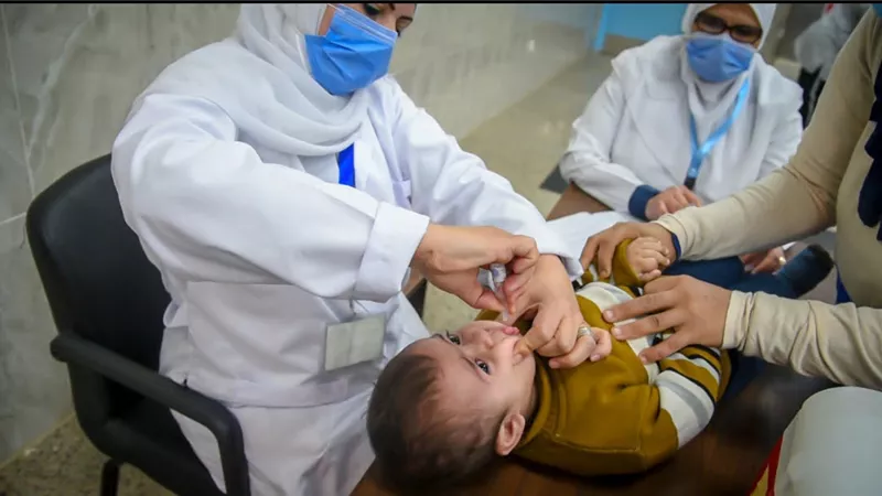 الصحة: تطعيم 15 مليون و627 ألف طفل ضد مرض شلل الأطفال