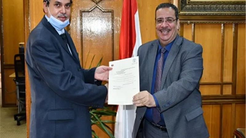 محمود فرج وكيلا للمصرية الصينية بجامعة القناة