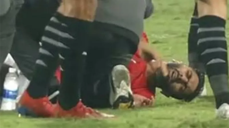 مفاجأة.. إصابة حسين الشحات فى مران الأهلى