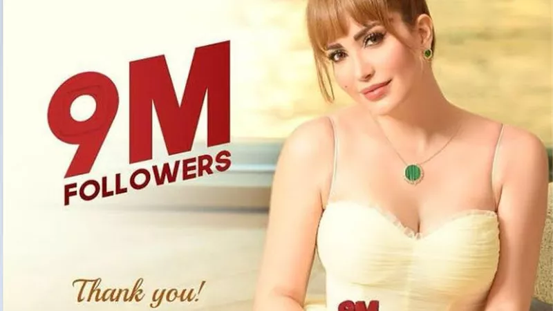 بكلمات رقيقة ..نسرين طافش توجه الشكر ل 9 مليون متابع عبر إنستجرام