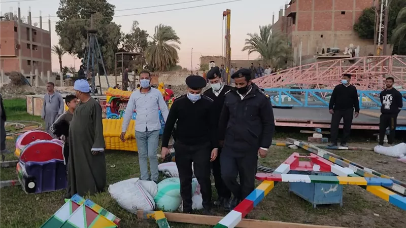 أمن الأقصر يفض مولد أحمد ابن أدريس بإسنا لمنع تفشى فيروس كورونا