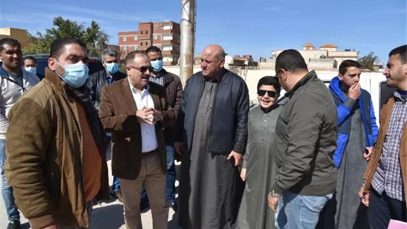 سكرتير محافظة مطروح يتفقد اعمال التطوير والتجميل .صور
