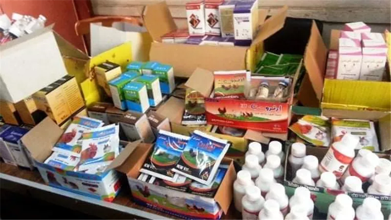 بيطرى الشرقية ينفذ الغلق الإدارى لمعرض أدوية ويضبط 1022 عبوة .. بالصور