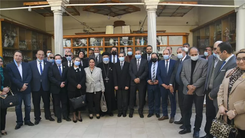 محافظ الغربية وأعضاء النواب والشيوخ في زيارة لمسار العائلة المقدسة بسمنود