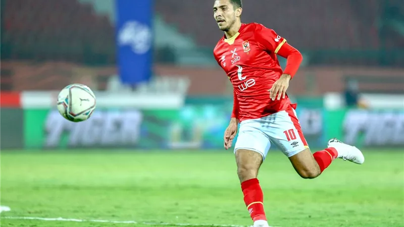 محمد شريف يحرز الهدف الاول للاهلى فى مرمى فيتاكلوب