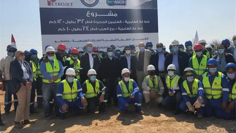 وزير البترول: خط غاز العلمين الجديدة سيمد المنطقة الصناعية والسكنية ومجمع البتروكيماويات بالغاز الطبيعي