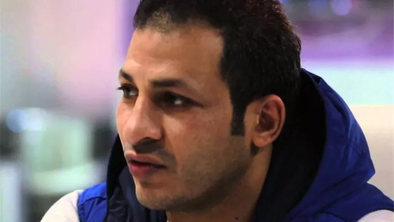 سيد معوض يستعرض عضلاته فى الجيم.. شاهد