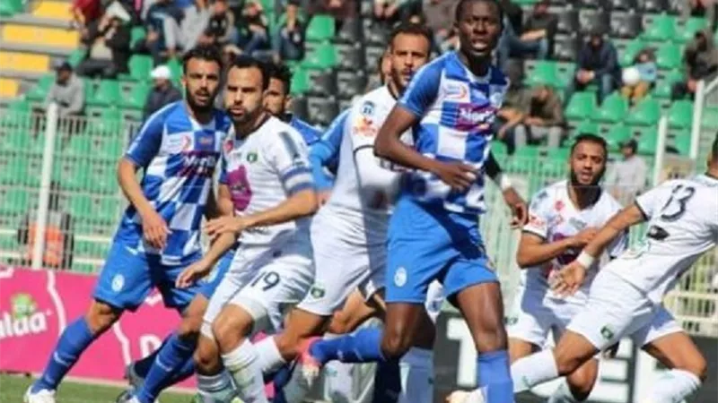 التعادل الإيجابى يحسم لقاء الرجاء ويوسفية برشيد بالدورى المغربى