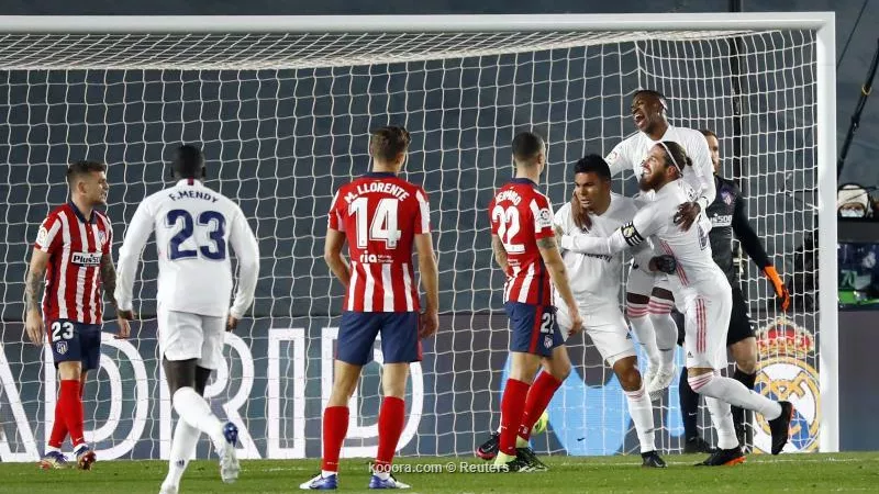 الريال يُشعل الليجا بتعادله امام أتليتكو فى ديربى مدريد