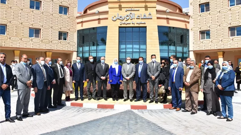 وكيل مجلس النواب يشيد بمستوى التجهيزات العصرية داخل مستشفى شفاء الأورمان لسرطان الأطفال بالأقصر