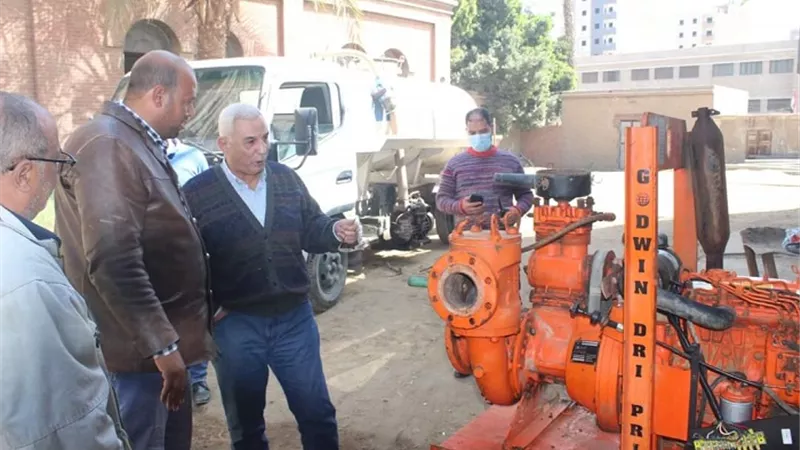 جولة لرئيس شركة مياه بني سويف لمتابعة العمل بالمحطات