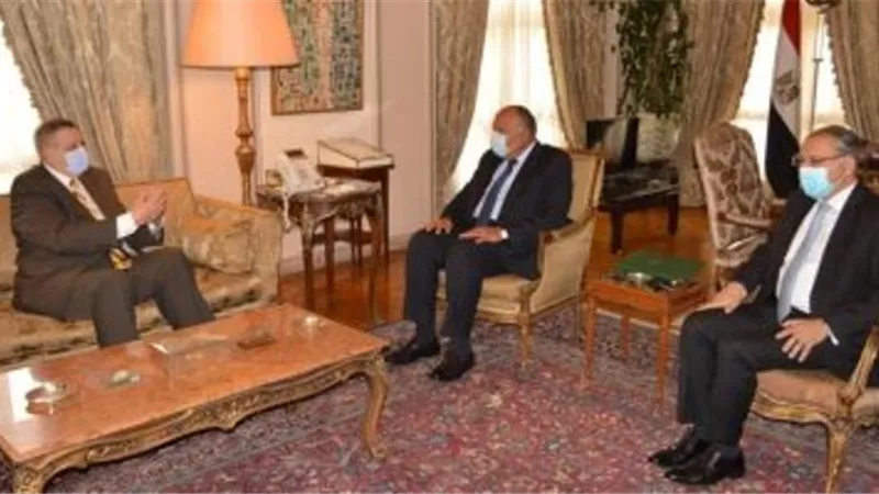وزير الخارجية يستقبل المبعوث الأممى لدى ليبيا
