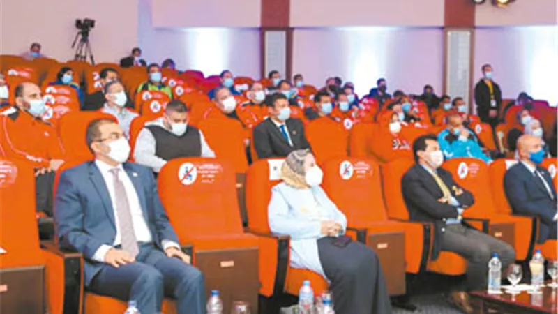 صبحي يشهد احتفالية اللجنة البارالمبية.. وتكريم 50 بطلاً