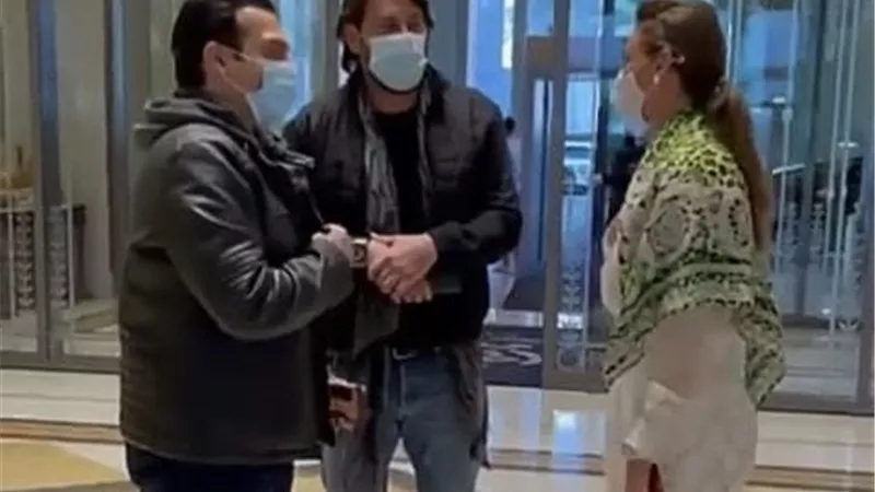 ايهاب توفيق يصور (باشا) فى دبى