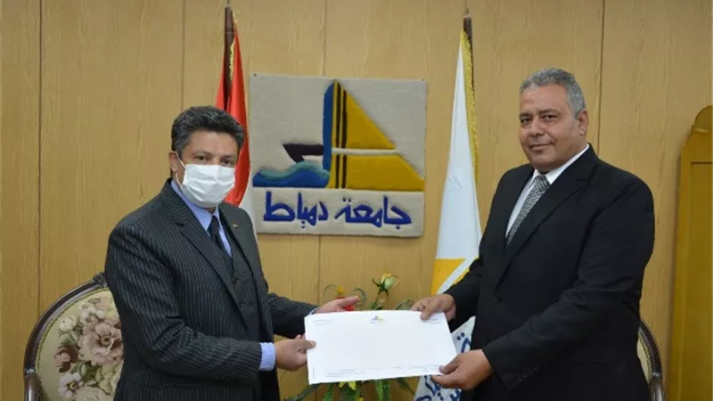 محمد رفعت مدير ا عاما لرعاية الطلاب بجامعة دمياط
