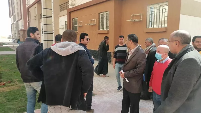 مسئولو جهاز مدينة بدر يتفقدون سكن موظفى العاصمة الإدارية الجديدة.. صور