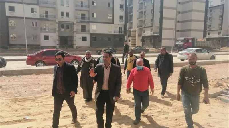 رئيس جهاز بدر يتفقد أهم مشروع لموظفى الحكومة فى المدنية.. بالأرقام والصور