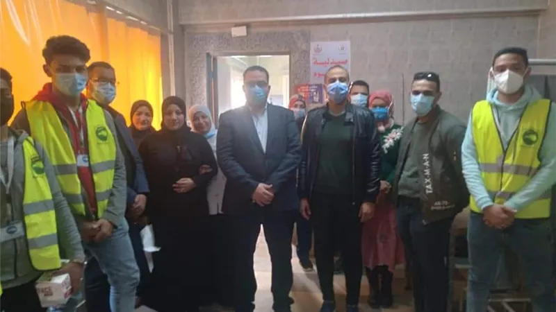 أمانة أول بمستقبل وطن أسيوط تشارك بفاعلية فى حملة التطعيم للوقاية من كورونا بمستشفى الايمان