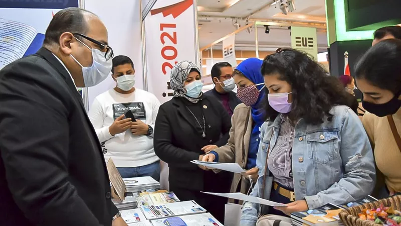 جامعة بني سويف تشارك بالمعرض الدولي للتعليم العالي