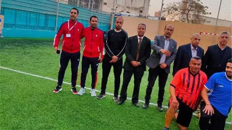 نقابة النيابات والمحاكم تفتتح دورة كرة القدم الخماسية