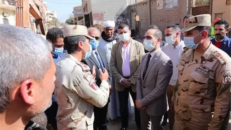 نائب محافظ سوهاج يتفقد مشروعات المبادرة الرئاسية