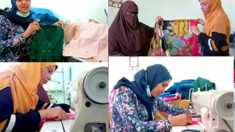 صور وفيديو .. سيدات العصر ضد الكسر.. قهرن البطالة ونافسن الاسواق بمنتجات صنعت فى الواحات
