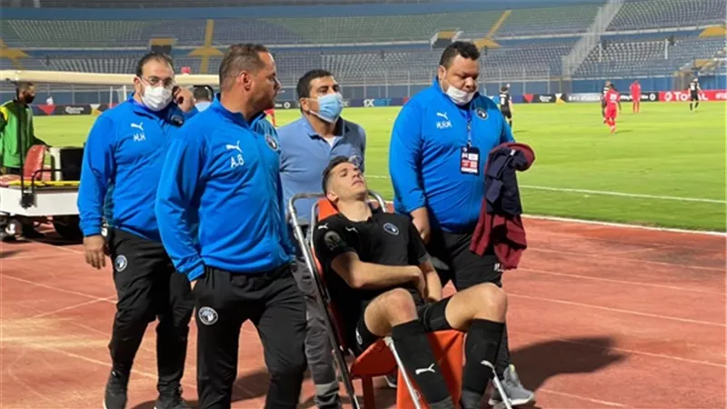 بيراميدز يكشف تفاصيل إصابة محمود وادي