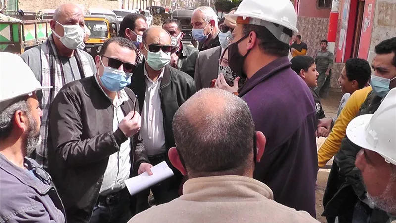 زيارة لوفد مجلس الوزراء لتفقد مشروعات حياة كريمة بالغربية-صور