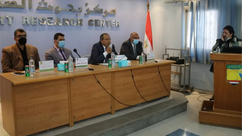 مركز بحوث الصحراء ينظم ورشة عمل حول رفع القدرة الإنتاجية لبعض الأراضي الرملية
