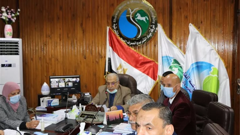 وكيل وزارة الصحة يشارك في إجتماع الجمعية العمومية لمياه الشرب والصرف بالشرقية