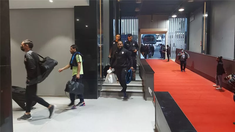 الزمالك يصل ستاد القاهرة لمواجهة سيراميكا كليوباترا فى الدورى