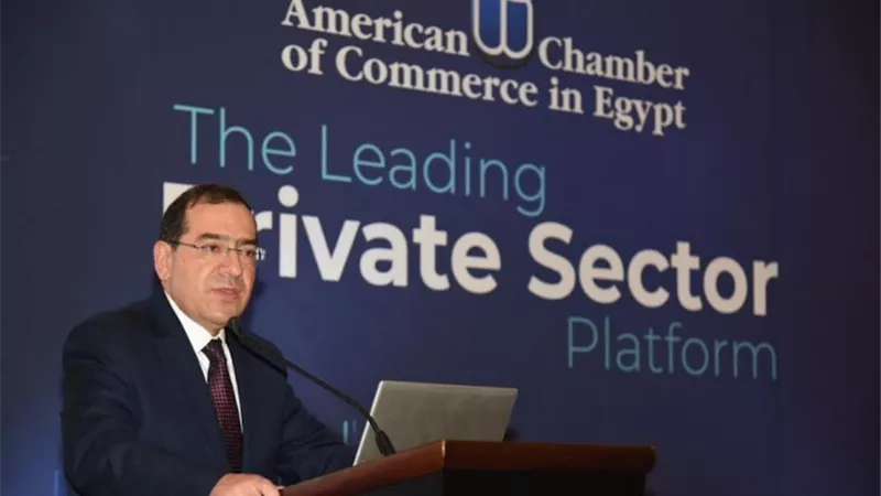 الملا في لقائه اليوم بأعضاء غرفة التجارة الأمريكية : ننفذ برنامجا طموحا لتحويل مصر الى مركز عالمي للتعدين