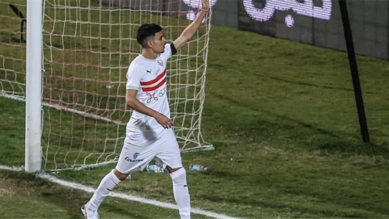 الزمالك متقدمًا على سيراميكا بثنائية فى الشوط الأول