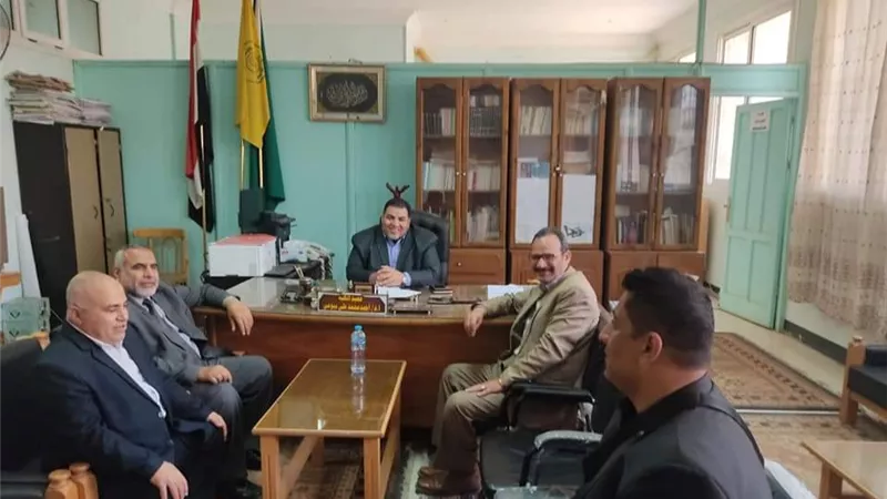زيارة رئيس مدينة القرين لكلية البنات للدراسات الاسلامية والعربية