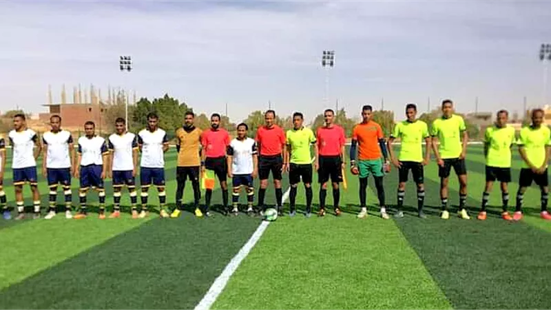 القصر تحصد أول ثلاث نقاط على حساب الشبان بالوادى الجديد