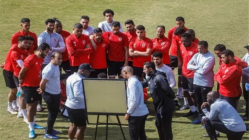 الاهلى يركز على الجوانب الفنية قبل لقاء فيتا كلوب