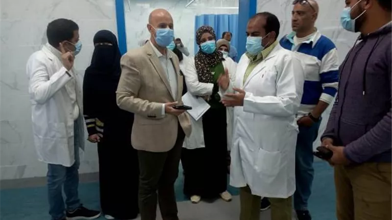وكيل الصحة بالشرقية يتفقد أعمال تطوير مستشفي الصدر بالزقازيق