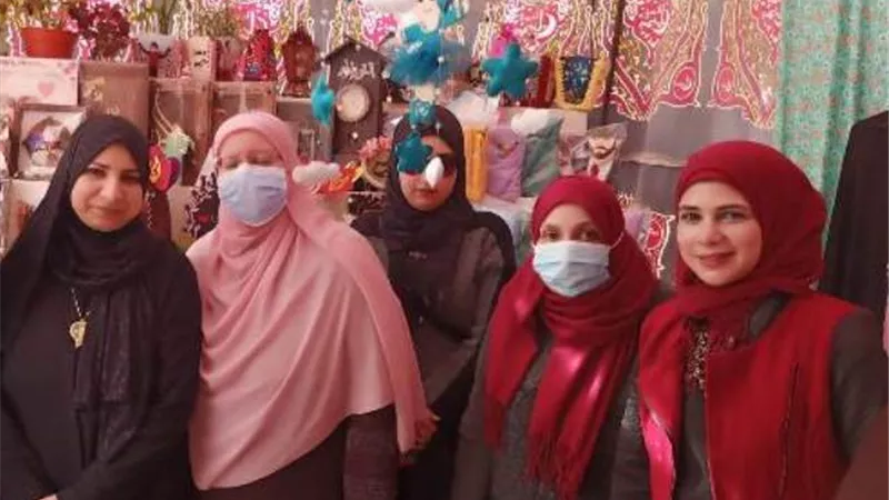 إفتتاح منفذ لبيع منتجات مبادرة ست الدار ومشروع مدن آمنة بمدينة عزبة البرج