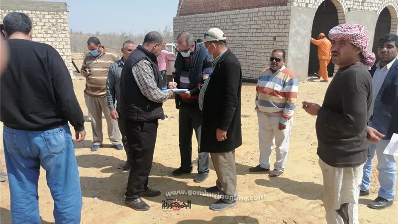 استرداد 295 فدانا من غير الجادين بوادى النطرون ..صور