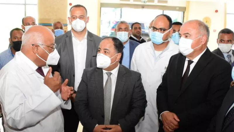 مستشفى شفاء الأورمان لسرطان الأطفال بالأقصر يستقبل وزير المالية ومحافظى الأقصر وقنا فى جولة لدعم أطفال الصعيد