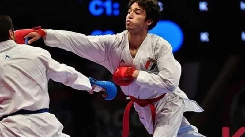على الصاوى يحصد ذهبية البريميرليج للكاراتيه