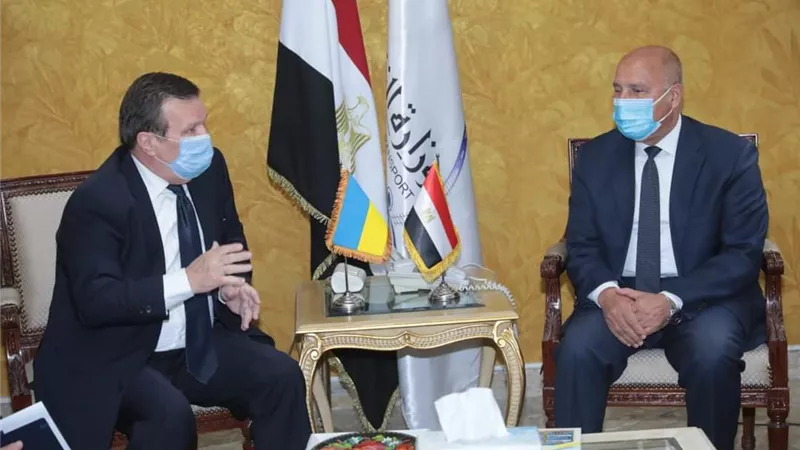 السفير الاوكراني يشيد بالتطور الكبير الذي تشهده مصر في عهد الرئيس السيسي