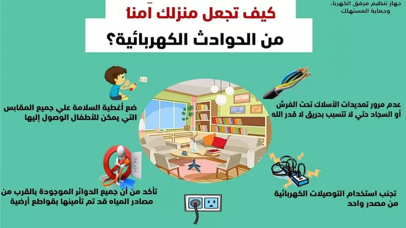 ٥ نصائح لمنزل اَمن من الحوادث الكهربائية