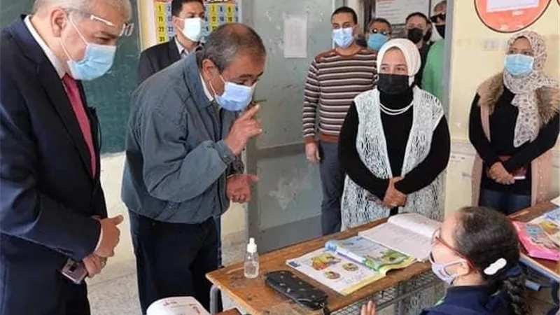 بعد استئناف العام الدراس المحافظ في المدرسة