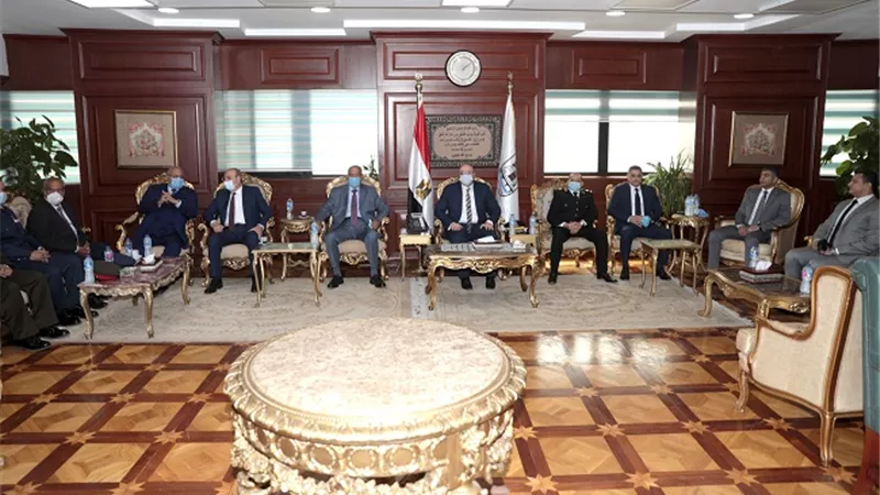 تكريم محافظى بني سويف السابقين
