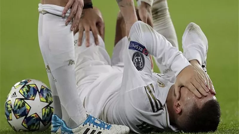 ريال مدريد يكشف تفاصيل إصابة هازارد قبل مواجهة أتالانتا
