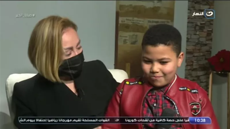 برفقة ريهام سعيد.. طفل يوجه رسالة الى محمد رمضان بعد تعرضه لحادث الاخير.. فيديو