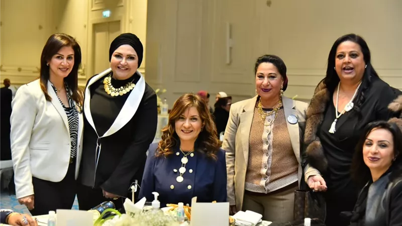 نبيلة مكرم ومايا مرسي وليلى طاهر يشاركن في احتفالية اميرة أبو شقة بيوم المرأة العالمي.. صور