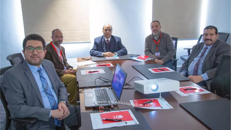 وفد صندوق العلوم والتكنولوجيا يزور الجامعة المصرية اليابانية